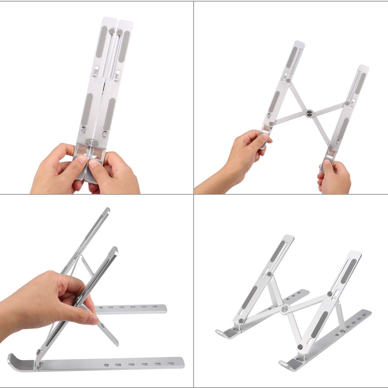 12874 Laptop Stand for Desk | Metal Portable Laptop Stand, with 7 Adjustable Angles | Laptop Riser, Phone, and Tablet Stand | Compatible for All Laptop 12874 Laptop Stand for Desk | Metal Portable Laptop Stand, with 7 Adjustable Angles | Laptop Riser, Phone, and Tablet Stand | Compatible for All Laptop